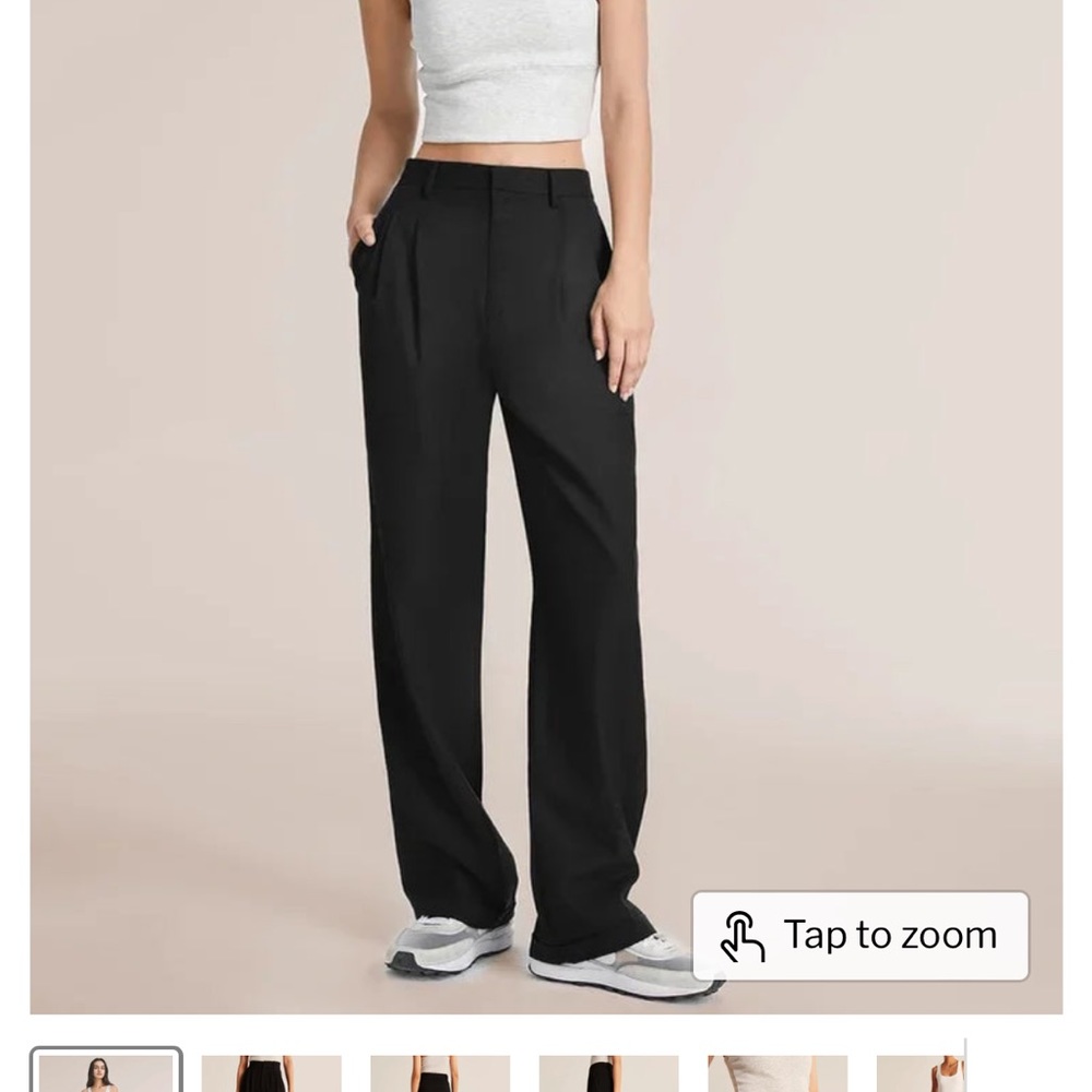 Wide legs pants.  SHORT. NWT.